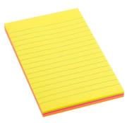 Opakowanie Notes samoprzylepny 98x150mm neon w linie D.RECT