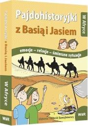 Okładka książki Pajdohistoryjki z Basią i Jasiem. W Afryce