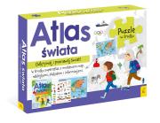 Okładka książki Pakiet: Atlas Świata/Plakat z mapą/Puzzle