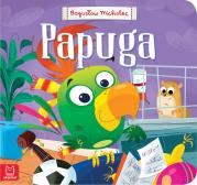 Papuga. Autor: Bogusław Michalec     Marcin Szyma     Grzegorz Petryszak. Dadada.pl Okładka książki Papuga