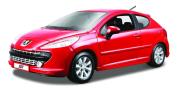 Opakowanie Peugeot 207 1:24 czerwony BBURAGO