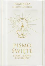 Okładka książki Pismo Święte ST i NT duże - Pamiątka Chrztu