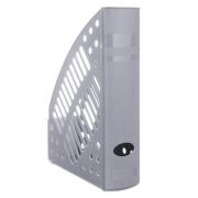 Opakowanie Pojemnik na dokumenty (czasopisma) Donau A4 szary ażurowy 70x320x240 (7462001PL-13)