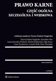 Okładka książki Prawo karne. Część ogólna, szczególna i wojskowa