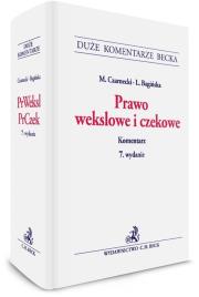 Prawo wekslowe i czekowe Komentarz. Autor: Bagińska Lidia, Czarnecki Marek. Dadada.pl Okładka książki Prawo wekslowe i czekowe Komentarz