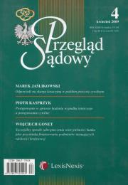 Opakowanie Przegląd Sądowy 4/2009