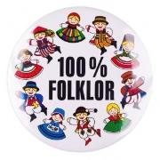 Opakowanie Przypinka duża - 100% Folklor postacie FOLKSTAR