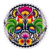 Opakowanie Przypinka duża - dwa koguty 58 mm FOLKSTAR