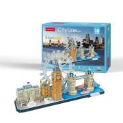 Puzzle 3D City Line London 107. Wydawca: Cubic Fun. Dadada.pl Opakowanie Puzzle 3D City Line London 107