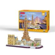 Puzzle 3D City Line Paris 114. Wydawca: Cubic Fun. Dadada.pl Opakowanie Puzzle 3D City Line Paris 114