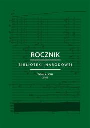 Rocznik Biblioteki Narodowej. Wydawca: Biblioteka Narodowa. Dadada.pl Opakowanie Rocznik Biblioteki Narodowej