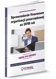 Okładka książki Sprawozdanie finansowe organizacji pozarządowej za 2018 rok - krok po kroku