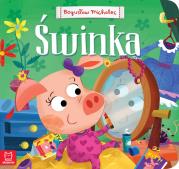 Świnka. Autor: Bogusław Michalec     Marcin Szyma     Grzegorz Petryszak. Dadada.pl Okładka książki Świnka