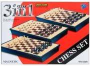 Opakowanie Szachy magnetyczne 3w1