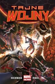 Tajne wojny. Autor: Jonathan Hickman, Esad Ribic, Paul Renaud. Dadada.pl Okładka książki Tajne wojny