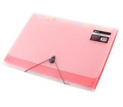 Opakowanie Teczka A4 12 przegródek czerwona D.RECT