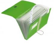 Opakowanie Teczka rozkładana A4 PP 12cz. Zielona