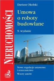 Okładka książki Umowa o roboty budowlane w.9