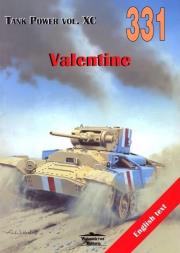 Valentine vol. I. Tank Power vol. XC 331. Autor: Janusz Ledwoch. Dadada.pl Okładka książki Valentine vol. I. Tank Power vol. XC 331