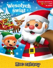 Okładka książki WESOŁYCH ŚWIĄT MOC ZABAWY 12 FIGUREK I MATA DO ZABAWY