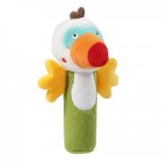 Opakowanie Zabawka do rączki z piszczałką Tukan 16 cm