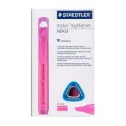 Opakowanie Zakreślacz biurowy Triplus S3654 różowy (10szt)
