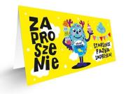 Opakowanie Zaproszenie - Potworek (5szt.)