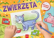 Okładka książki Zwierzęta Kolorowanka z naklejkami
