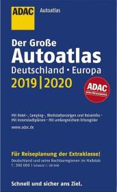 Okładka książki AutoAtlas ADAC. Deutschland, Europa 2019/2020