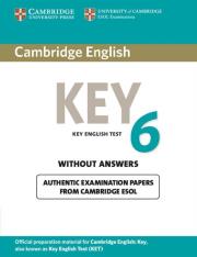 Opakowanie Cambridge English Key 6 Student's Book without Answers