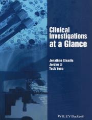 Clinical Investigations at a Glance. Autor: Gleadle Jonathan, Yong Tuck. Dadada.pl Okładka książki Clinical Investigations at a Glance