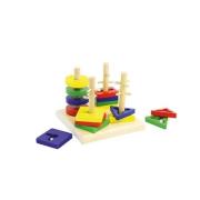 Cztery piramidy. Wydawca: Tooky Toy. Dadada.pl Opakowanie Cztery piramidy