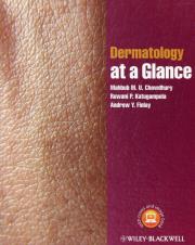 Dermatology at a Glance. Autor: Chowdhury Mahbub M.U., Katugampola Ruwani P., Finlay Andrew Y.. Dadada.pl Okładka książki Dermatology at a Glance