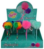 Opakowanie Długopis z pomponem display 12 sztuk