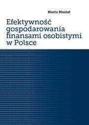 Okładka książki Efektywność gospodarowania finansami osobistymi w Polsce