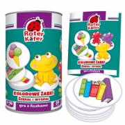 Opakowanie GRA EDUKACYJNA Z FISZKAMI KOLOROWE ŻABKI. ZEBRAŁ I WYGRAŁ! RK1010-04