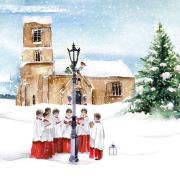 Opakowanie Karnet kwadrat z kopertą Święta Welcoming Choir