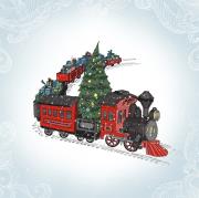 Opakowanie Karnet Swarovski kwadrat CL2304 Święta Pociąg