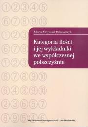 Okładka książki Kategoria ilości i jej wykładniki we współczesnej polszczyźnie