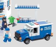 Opakowanie Klocki Kloksy Policja atak bombowy 3w1 197 el.