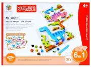 Opakowanie Klocki mozaika 420el dino