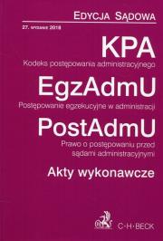 Kodeks postępowania administracyjnego Postępowanie egzekucyjne w administracji Prawo o postępowaniu przed sądami administracyjnymi Akty wykonawcze. Autor: Opracowanie zbiorowe. Dadada.pl Okładka książki Kodeks postępowania administracyjnego Postępowanie egzekucyjne w administracji Prawo o postępowaniu przed sądami administracyjnymi Akty wykonawcze