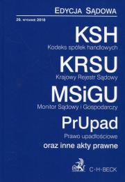Kodeks spółek handlowych Krajowy Rejestr Sądowy Monitor Sądowy i Gospodarczy Prawo upadłościowe oraz inne akty prawne.. Autor: praca zbiorowa. Dadada.pl Okładka książki Kodeks spółek handlowych Krajowy Rejestr Sądowy Monitor Sądowy i Gospodarczy Prawo upadłościowe oraz inne akty prawne.