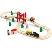 Kolejka z mostem. Autor: Smily Play. Dadada.pl Okładka książki Kolejka z mostem