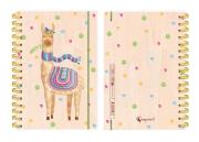 Opakowanie Kołonotatnik ozdobny A6 Lama 50 stron linia