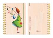 Opakowanie Kołonotatnik ozdobny A6 Włóczykij 50 stron linia