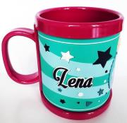 Kraina Lodu Kubek imienny dla dziecka Lena. Wydawca: Disney. Dadada.pl Opakowanie Kraina Lodu Kubek imienny dla dziecka Lena