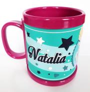 Kraina Lodu Kubek imienny dla dziecka Natalia. Wydawca: Disney. Dadada.pl Opakowanie Kraina Lodu Kubek imienny dla dziecka Natalia