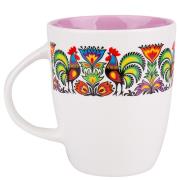 Opakowanie Kubek Marysia - wianek koguty fioletowy FOLKSTAR