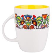 Opakowanie Kubek Marysia - wianek koguty żółty FOLKSTAR